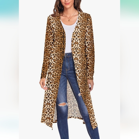 Bluetime Sweaters - Bluetime Long Open Front Drape Maxi Cardigan Lightweight Duster Size XXL NWOT